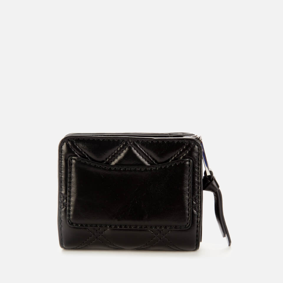 Marc Jacobs Women's The Quilted Softshot Mini Wallet - Black