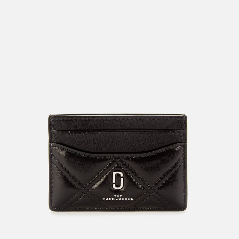 Marc Jacobs Women's The Quilted Softshot Card Case - Black