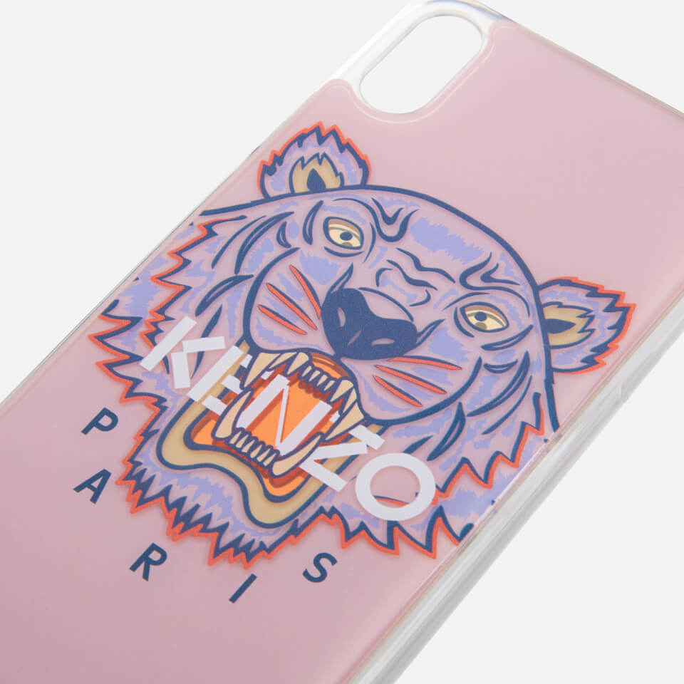 KENZO Women s iPhone XS Max Tiger Head Phone Case Pink Coggles