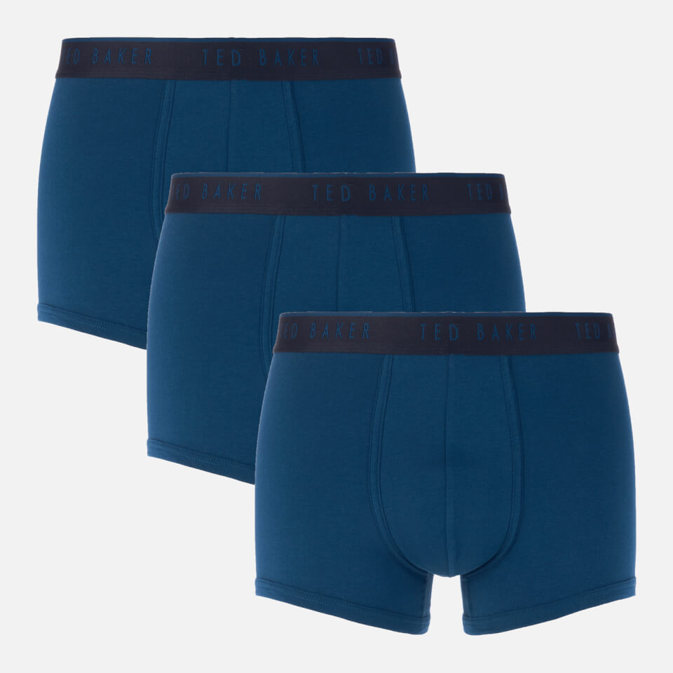 Ted Baker Men's 3 Pack Trunk Boxer Shorts - Poseidon