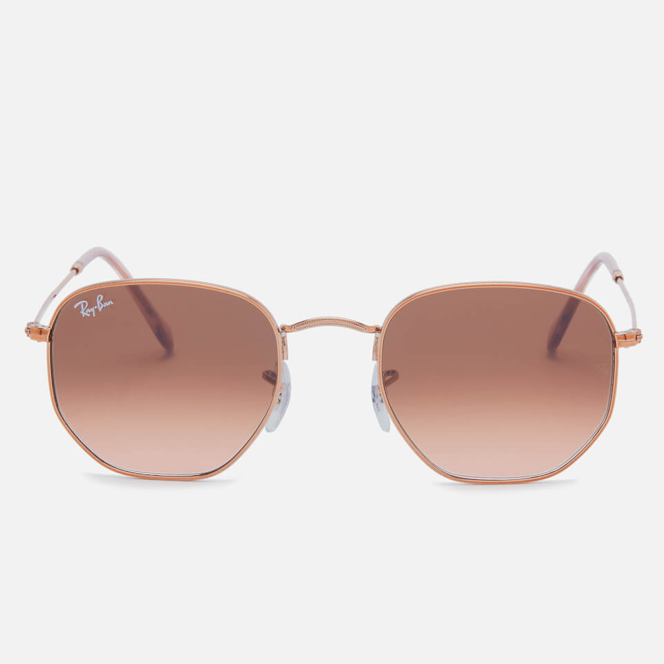 Ray-Ban Women's Hexagon Frame Sunglasses - Copper