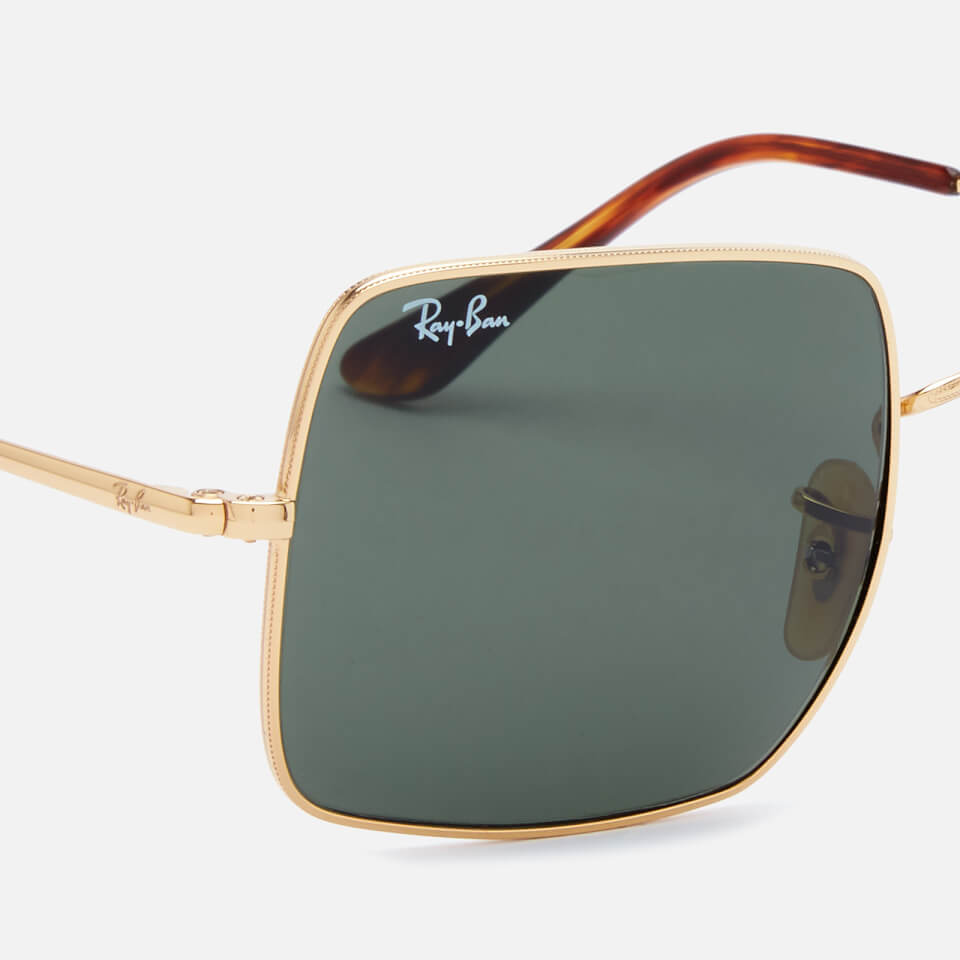 Ray-Ban Women's Square Frame Sunglasses - Gold