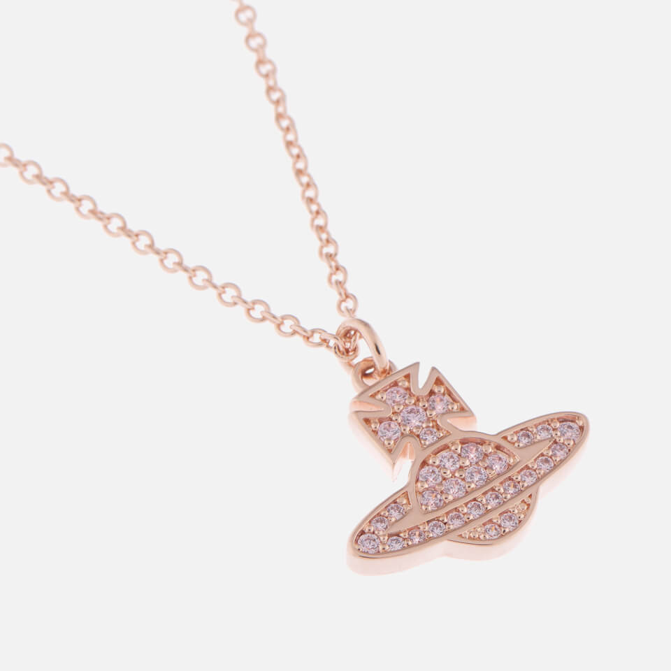 Vivienne Westwood Women's Romina Pave Orb Pendant - Pink Gold