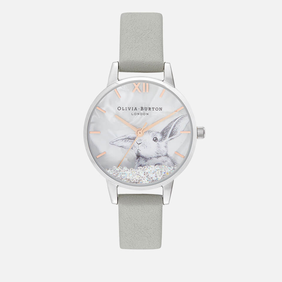 Olivia Burton Women's Winter Wonderland Bunny Watch - Grey