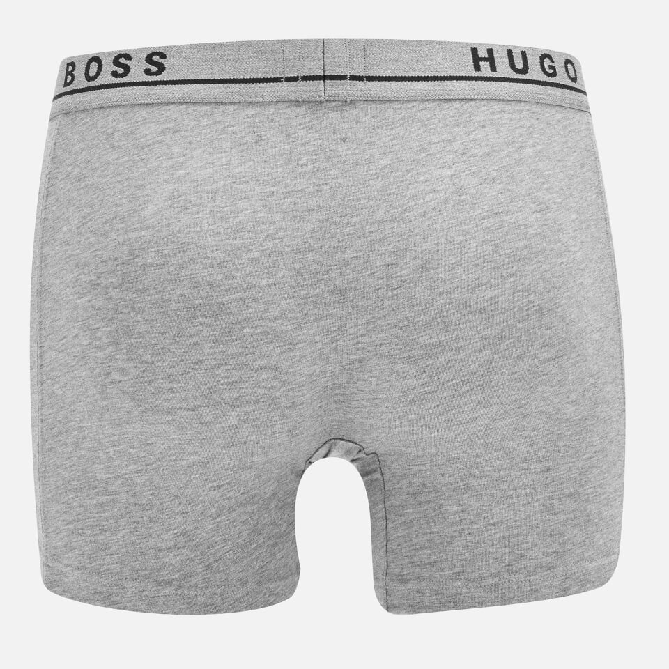 BOSS Hugo Boss Boxer Brief Long 3 Pack - White/Grey/Black