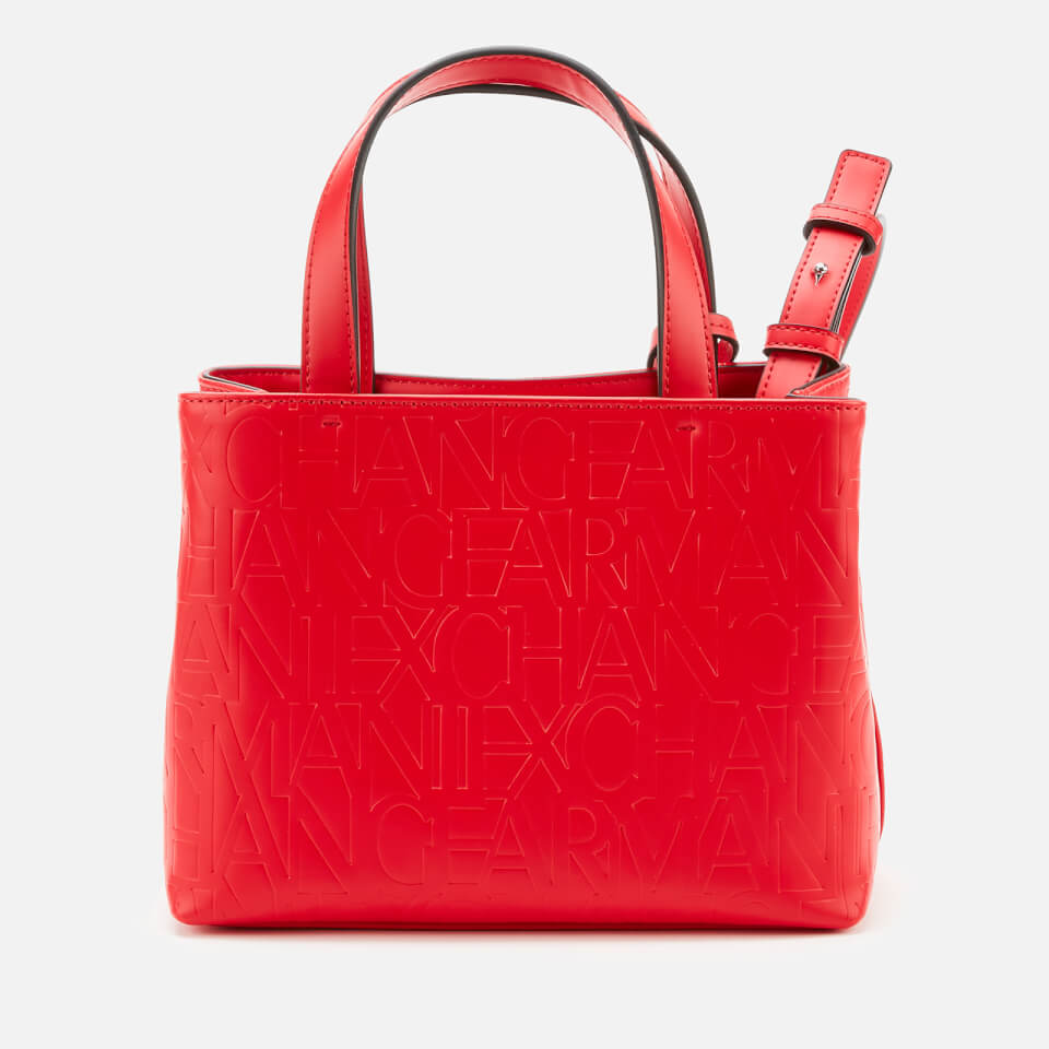 Armani Exchange Women's Small Tote Bag - Red