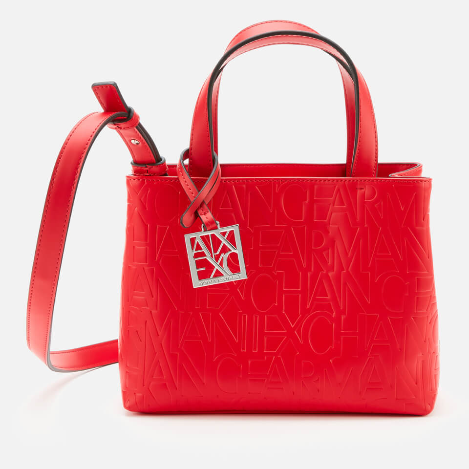 Armani Exchange Women's Small Tote Bag - Red