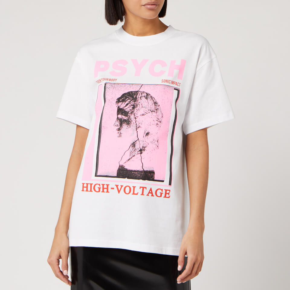 【12月スーパーSALE 15％OFF】 McQ Alexander T-Shirt Graphic Boyfriend Women's McQueen トップス