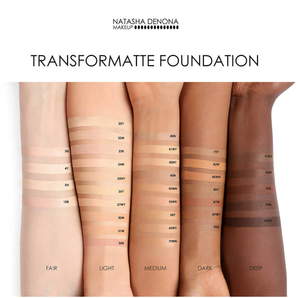 Natasha Denona Transformatte Matte Foundation 28ml (Various Shades)