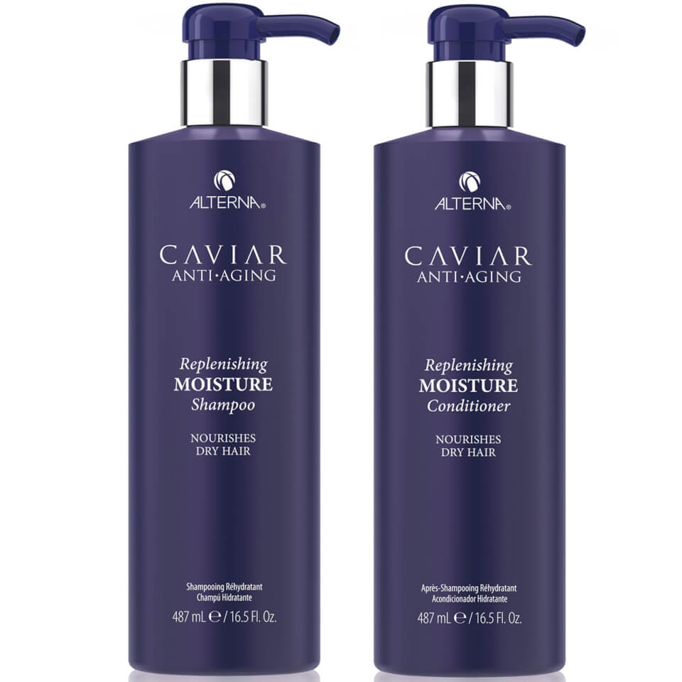 Alterna Caviar Anti-Ageing Replenishing Moisture Shampoo and Conditioner 16.5 oz