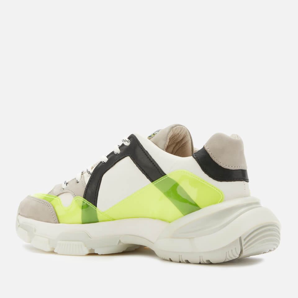Gammeldags frugter ribben Bronx Women's Seventy Street Chunky Trainers - Off White/Neon Yellow/Black  | Worldwide Delivery | Allsole