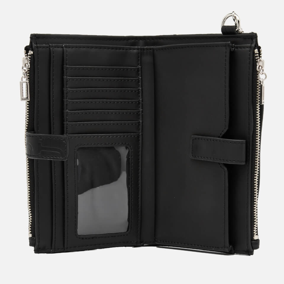 Guess Women's Brightside Double Zip Wallet - Black