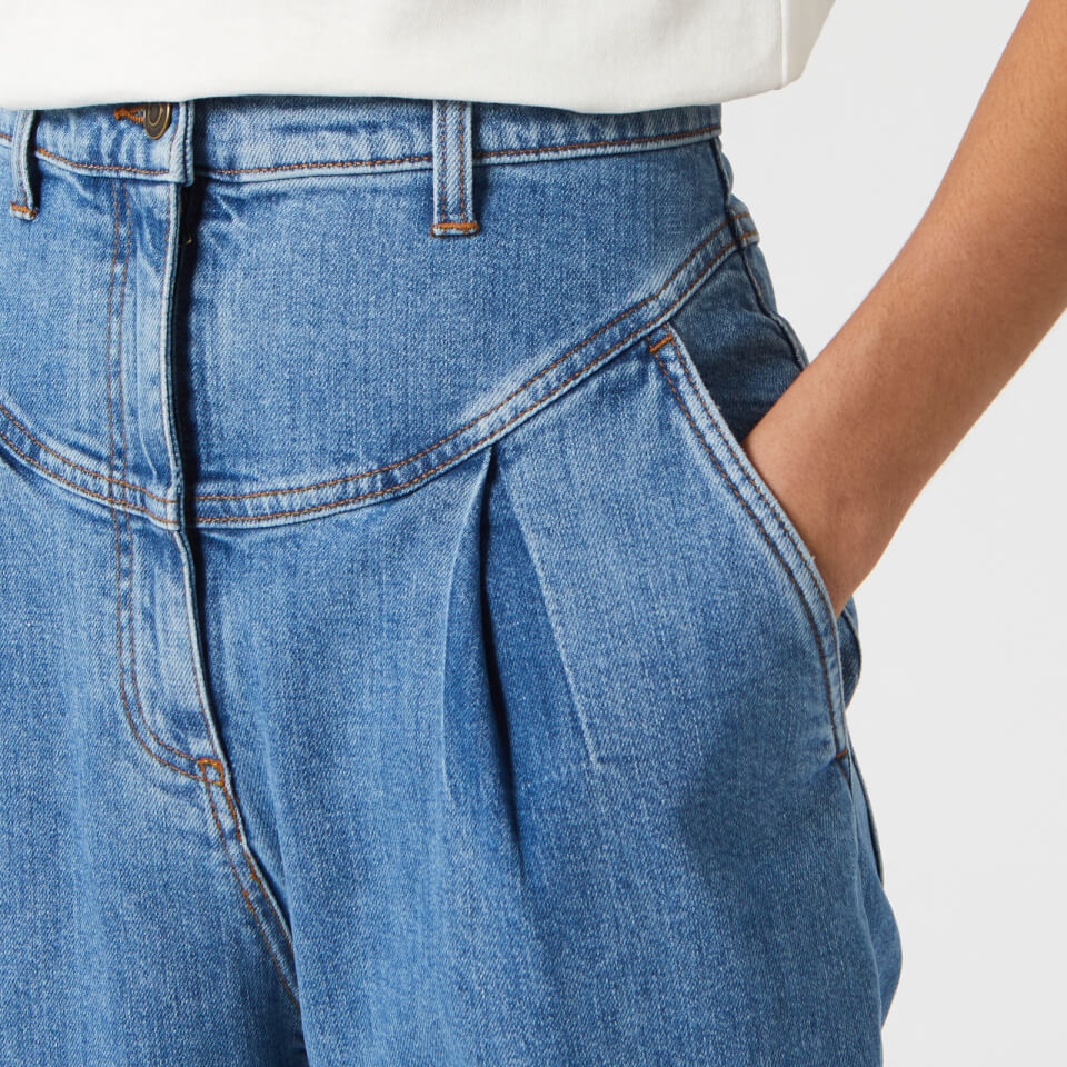 デニム・ジーパン PHILOSOPHY DI LORENZO SERAFINI Woman Jeans Blue 03040731 309 PHILOSOPHY Di LORENZO SERAFINI | Blue Women's Denim Pants | YOOX