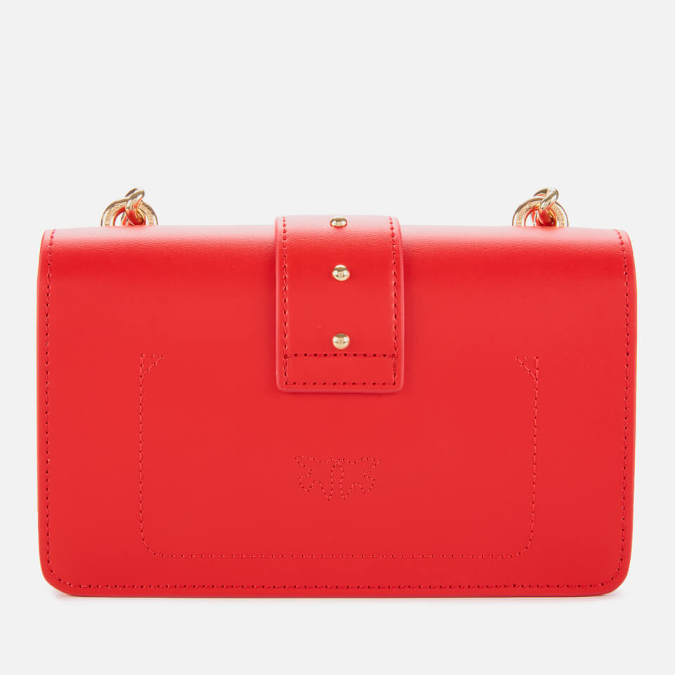 Pinko Women's Mini Love Shoulder Bag - Red