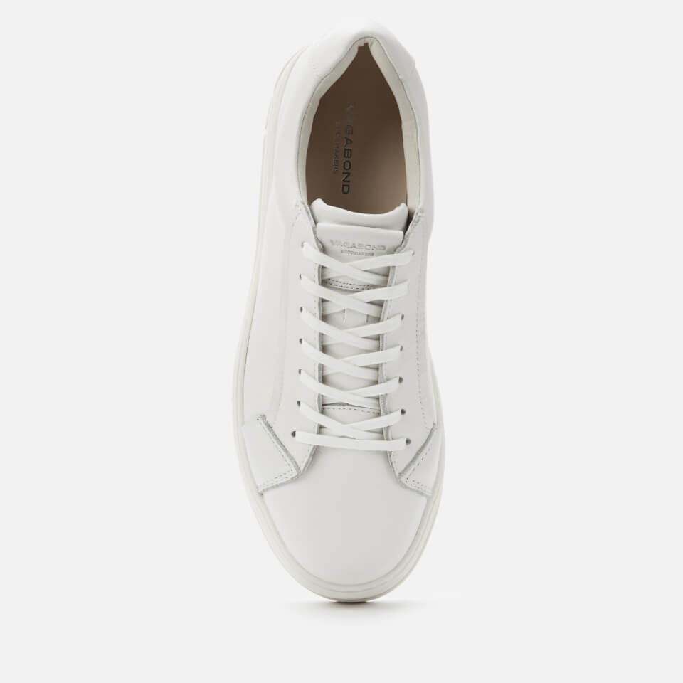 Vagabond Women's Judy Leather Flatform Trainers - White