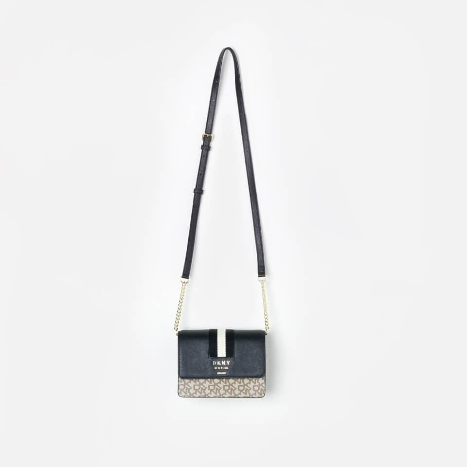 DKNY Women's Liza Small Chain Shoulder Bag - Chino/Black