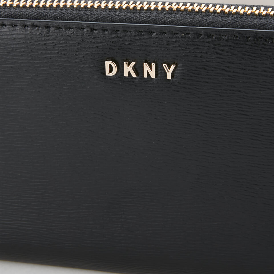 DKNY Women's Bryant Large Zip Around Purse - Black