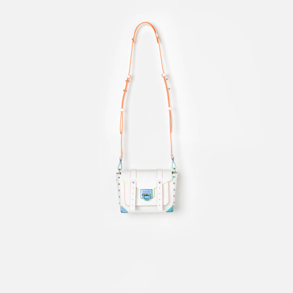 MICHAEL MICHAEL KORS Women's Manhattan Small Messenger Bag - Optic White