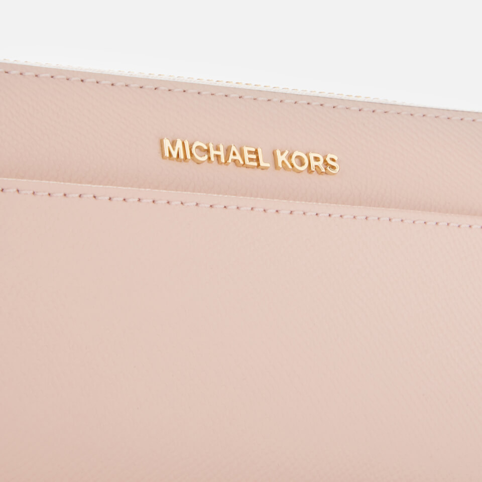 MICHAEL MICHAEL KORS Women's Jet Set Pocket Ziparound Continental - Soft Pink