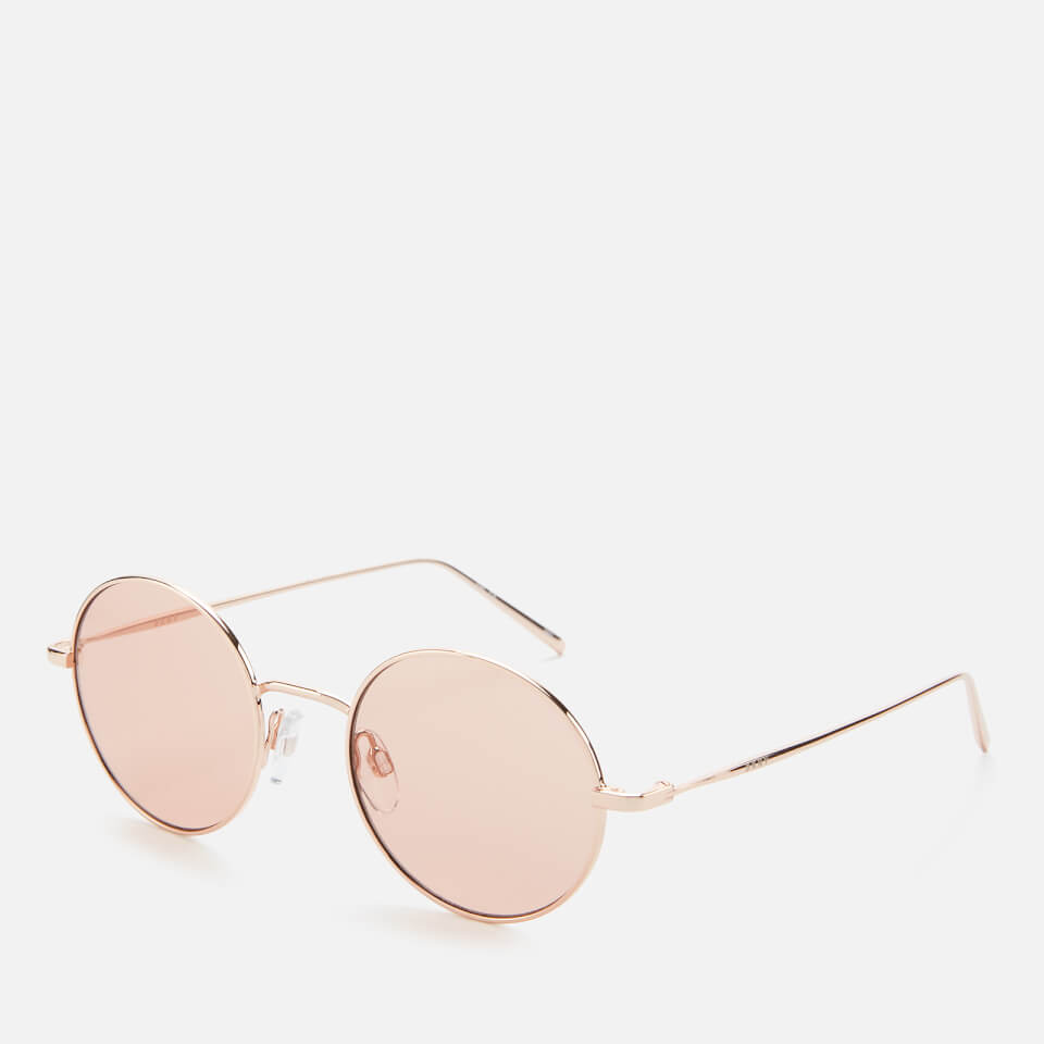 DKNY Women's Round Frame Sunglasses - Rose Gold/Blush