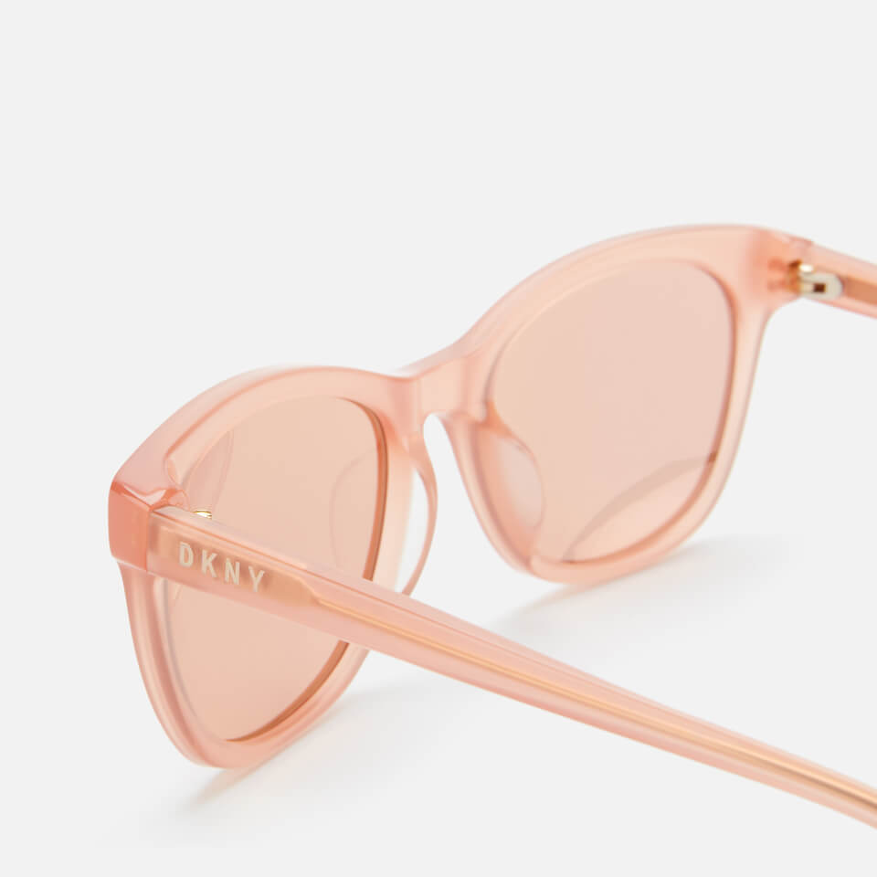 DKNY Women's Tea Cup Acetate Sunglasses - Milky Blush