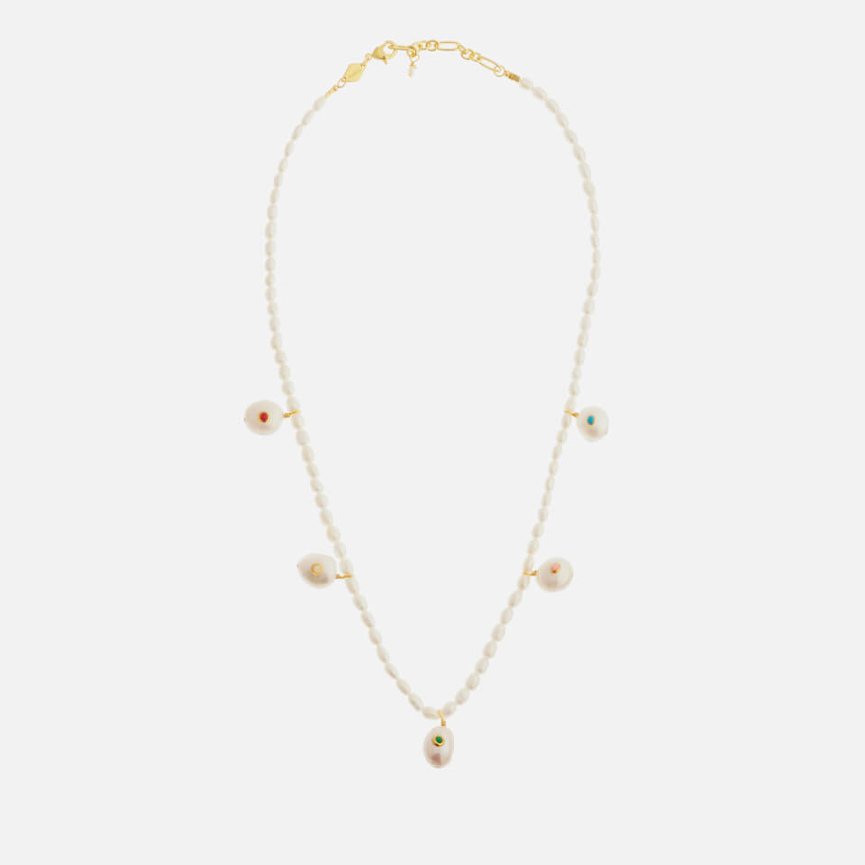 Anni Lu Women's Marianne Pearl Necklace - Cream Pearl