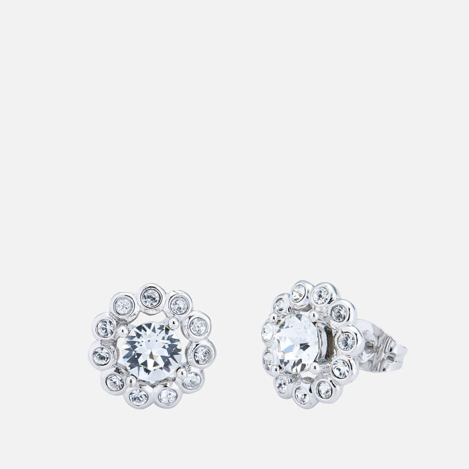 Ted Baker Women's Lralyi: Daisy Crystal Daisy Stud Earring - Silver/Crystal