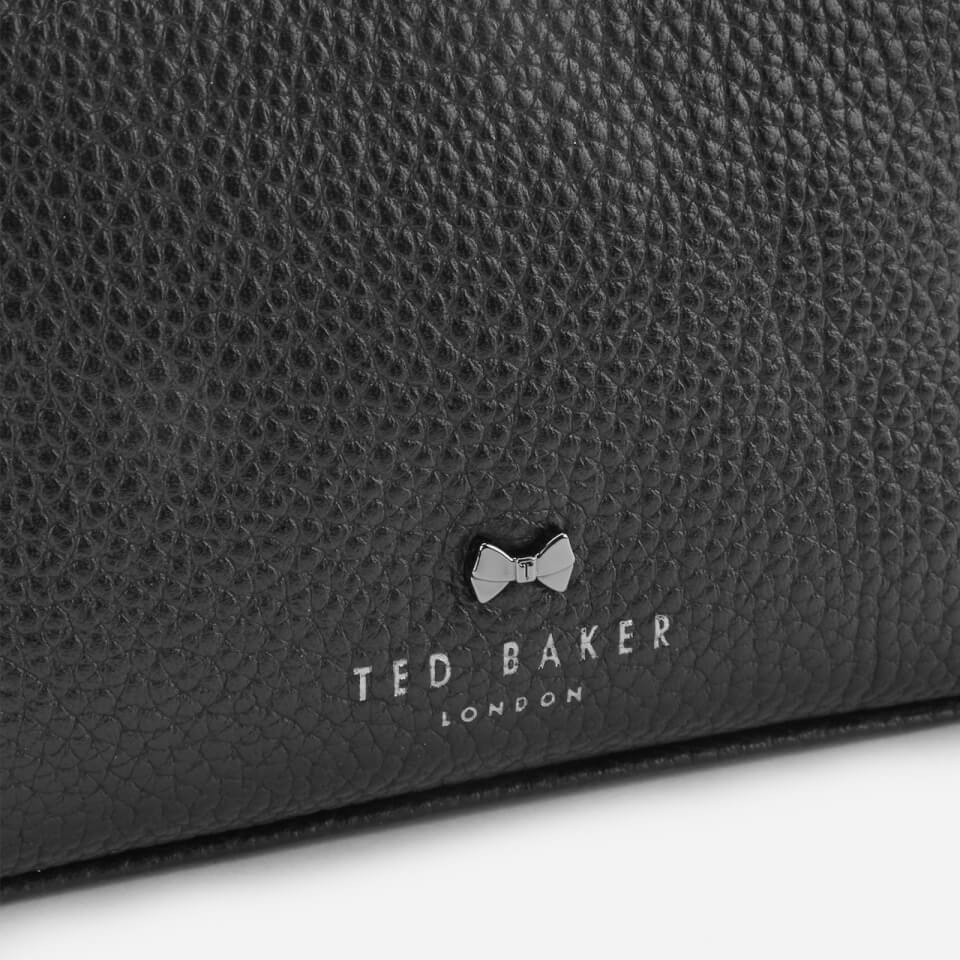 Ted Baker Women's Panse Leather Bow Stud Mini Make Up Bag - Black