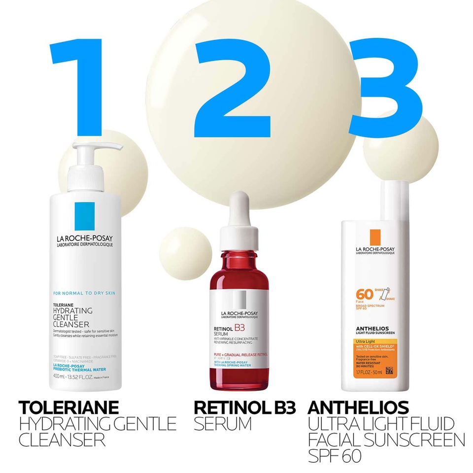 美容液 Laroche Posay, Obagi, Estee Lauder Toleriane Double Repair Face Moisturizer | La Roche-Posay