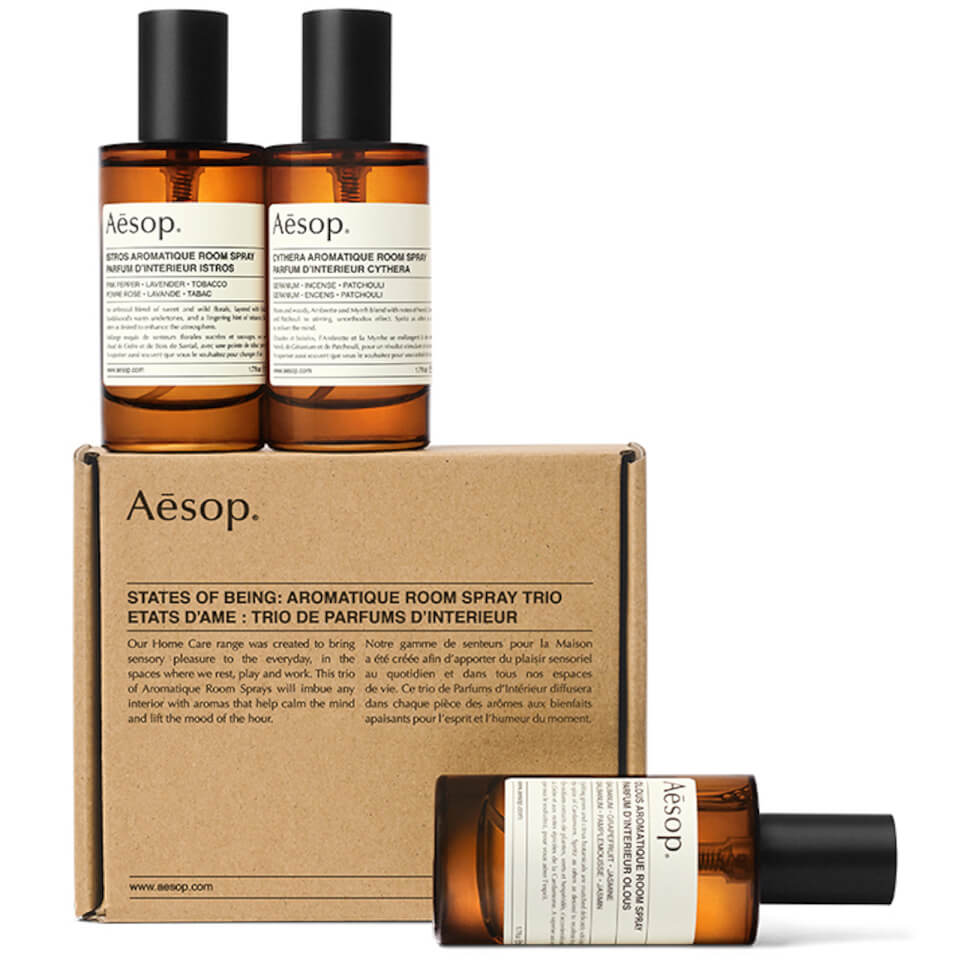 Aesop State of Being Aromatique Room Spray Trio