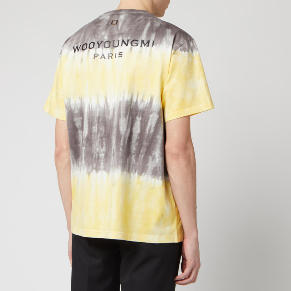 【2025福袋】 Wooyoungmi Men's Tie Dye T-Shirt - Yellow - XS | Coggles Tシャツ/カットソー(半袖/袖なし)