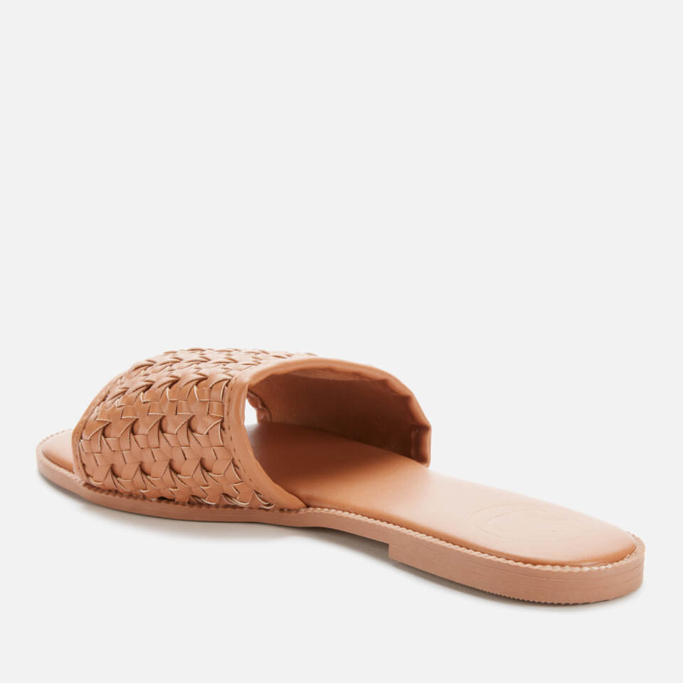 Superdry Women s Woven Slide Sandals Biscuit