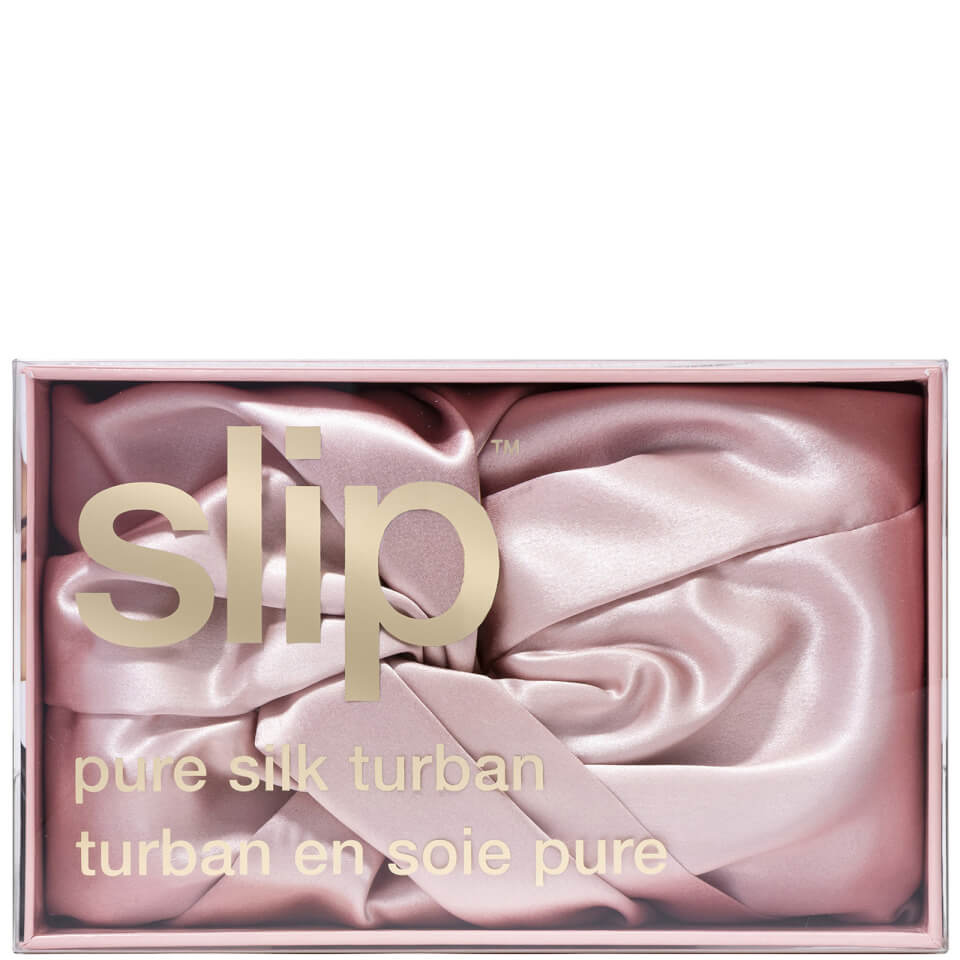 Slip Pure Silk Turban - Pink