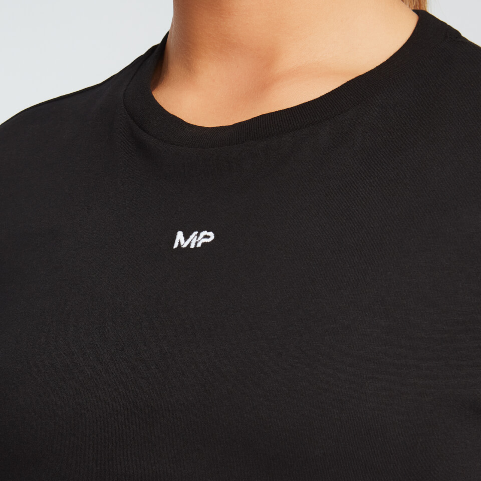 MP Women's Rest Day Crop T-Shirt - Black