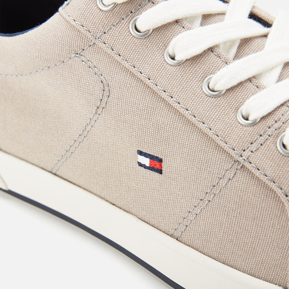 Tommy Hilfiger Men s Iconic Long Lace Trainers Stone Allsole