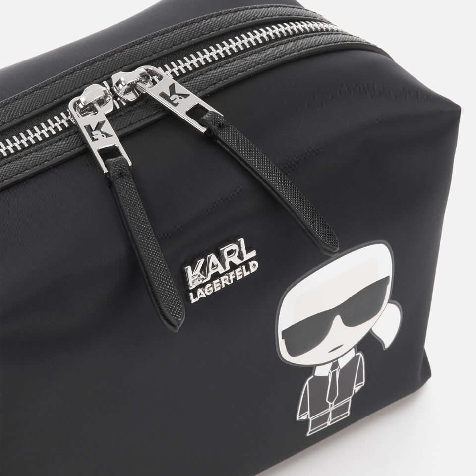 Karl Lagerfeld Women's K/Ikonik Washbag Karl - Black