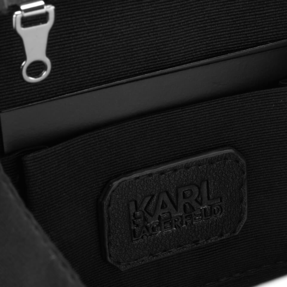 KARL LAGERFELD Women's K/Ikonik Karl Minaudiere - Black