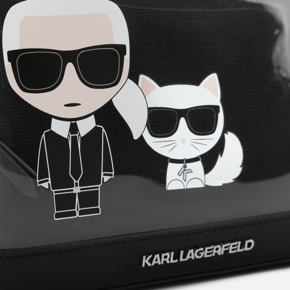 Karl Lagerfeld Women's K/Ikonik Transparent Pouch - Transparent