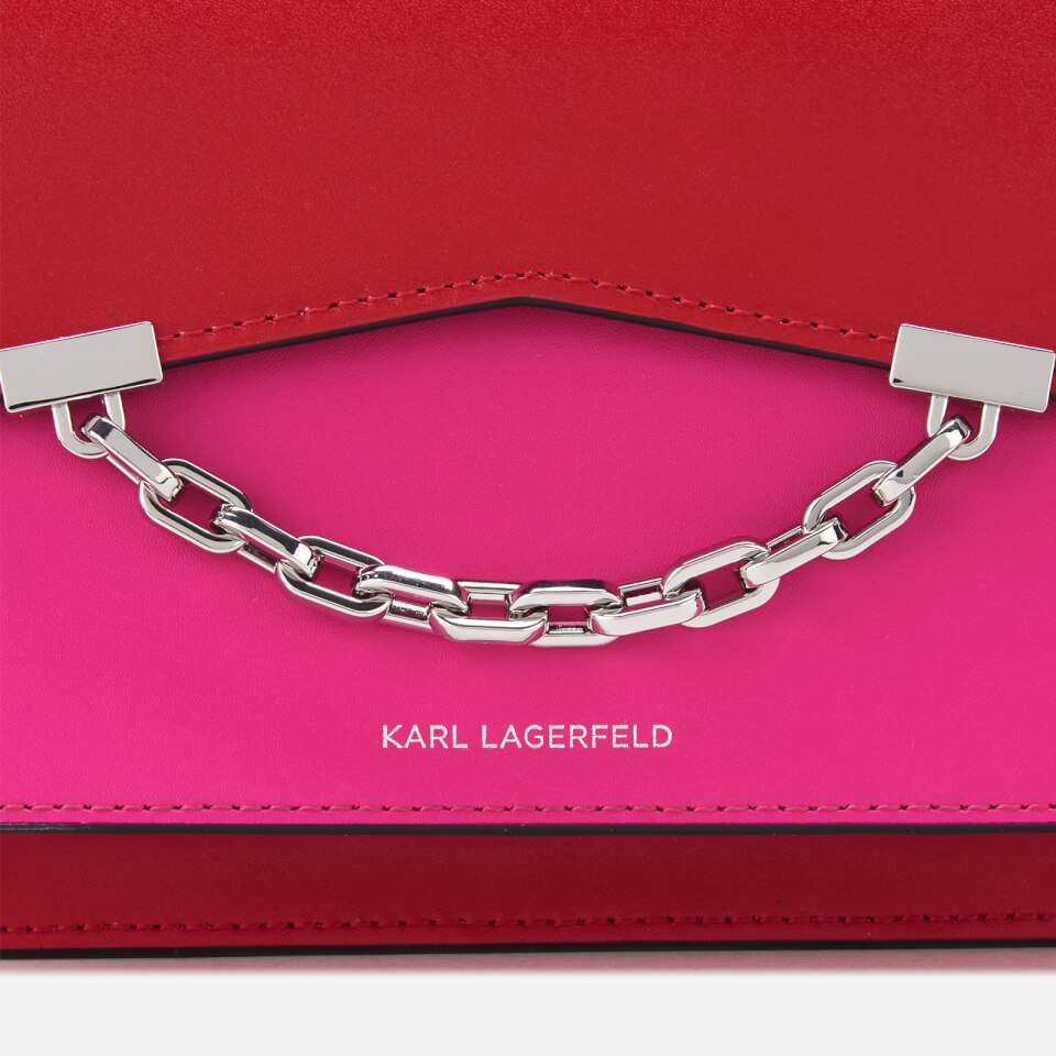 Karl Lagerfeld Women's K/Karl Seven Shoulder Bag - Fuchsia