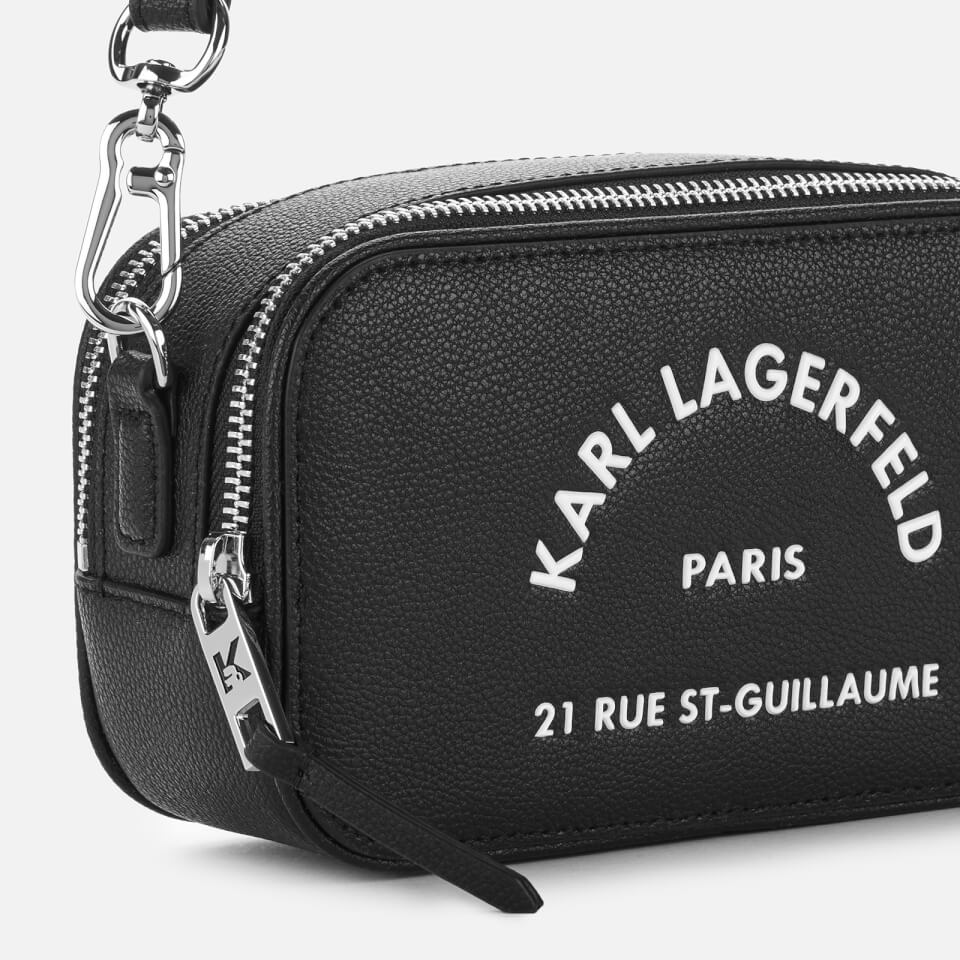 Karl Lagerfeld Women's Rue St Guillaume Cross Body Bag - Black