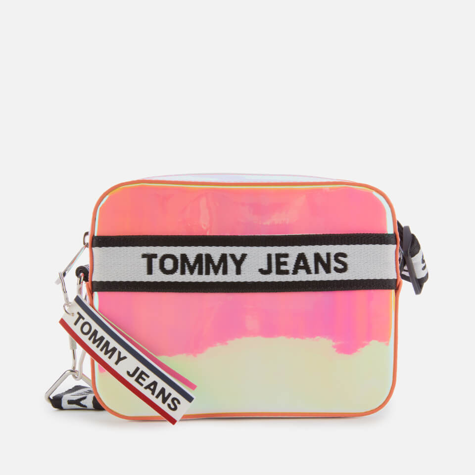 Tommy Jeans Women s Logo Tape Cross Body Bag Canteloupe