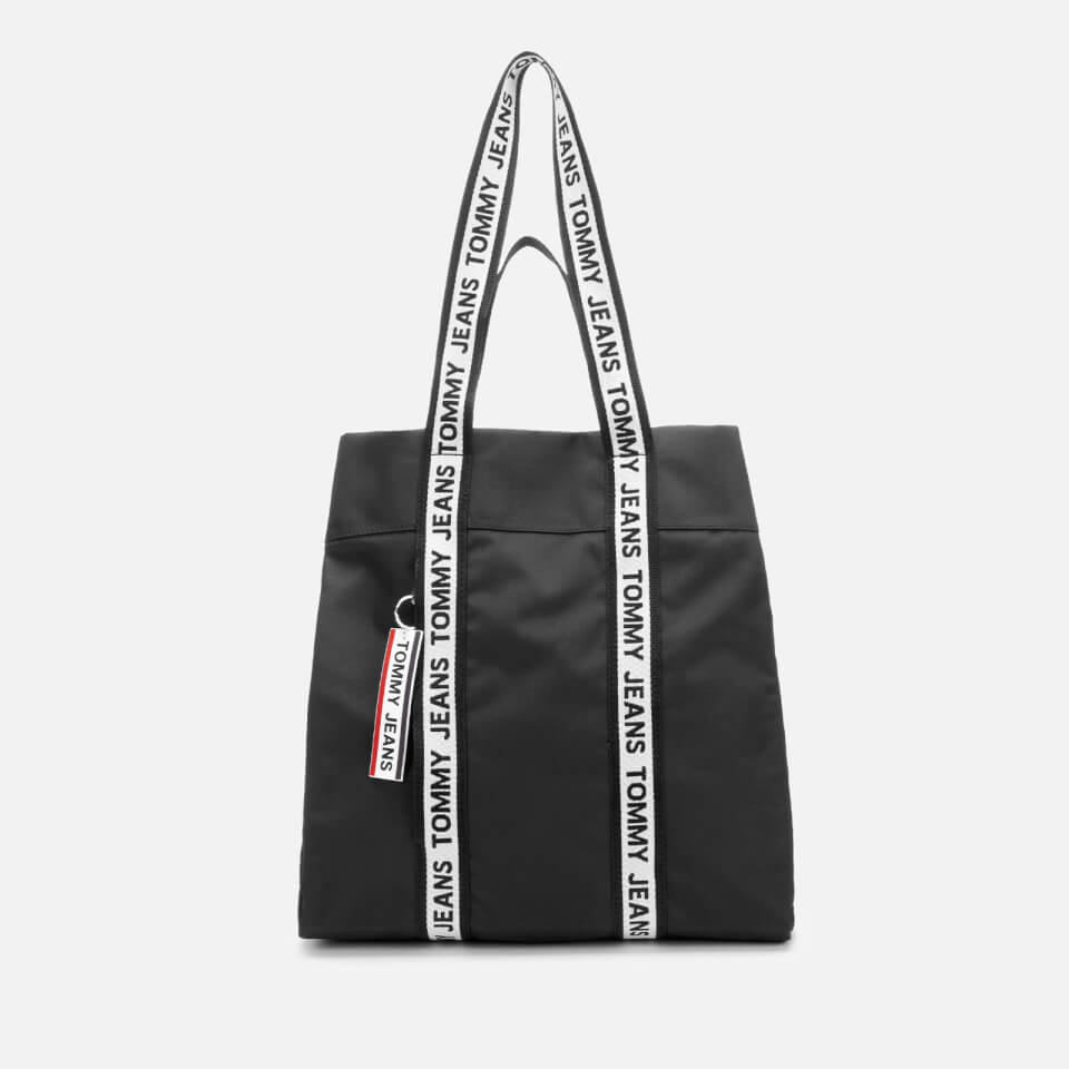 Tommy Jeans Women's Nylon Logo Tape Tote Bag - Black
