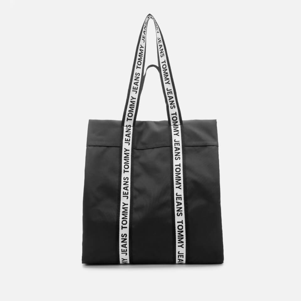 Tommy Jeans Women's Nylon Logo Tape Tote Bag - Black