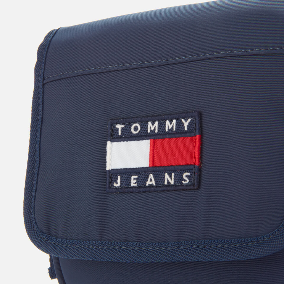 Tommy Jeans Women's Heritage Flap Nylon Cross Body Bag - Black Iris