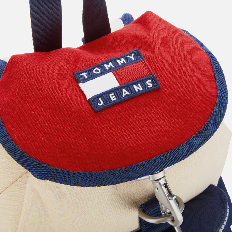 Tommy Jeans Women's Heritage Small Canvas Backpack - Corporate