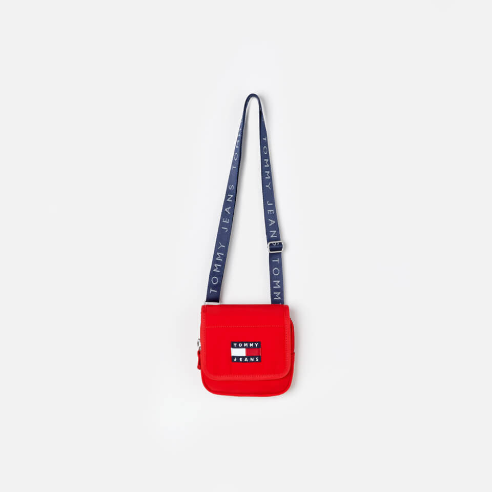 Tommy Jeans Women's Heritage Flap Nylon Cross Body Bag - Racing Red