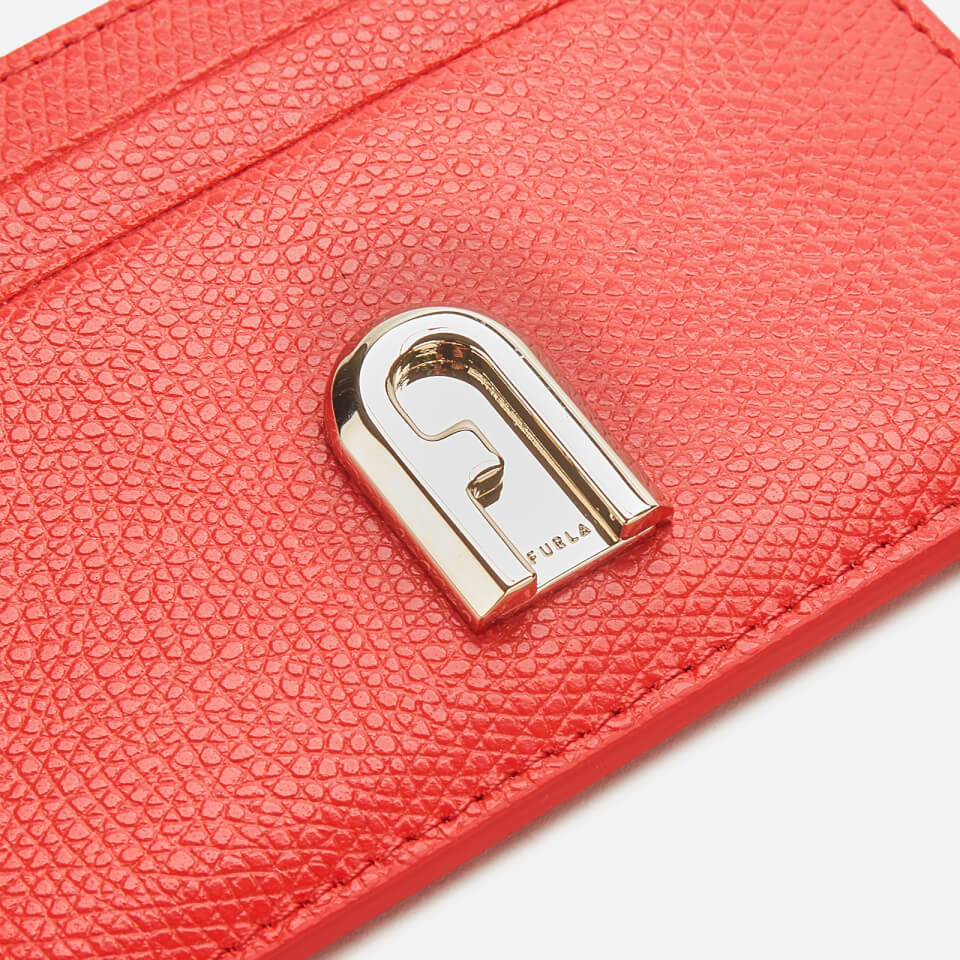 Furla Women's 1927 Small Credit Card Case - Red