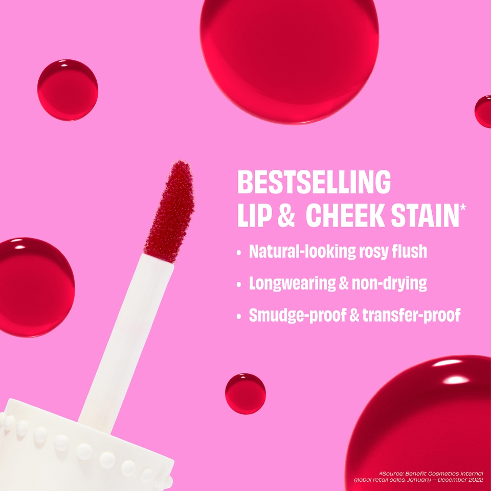 benefit Benetint Rose Tinted Lip & Cheek Stain 6ml