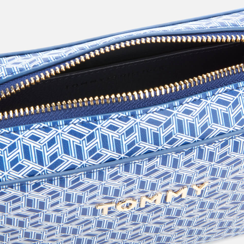 Tommy Hilfiger Women's Iconic Tommy Camera Bag Monogram - Blue Ink