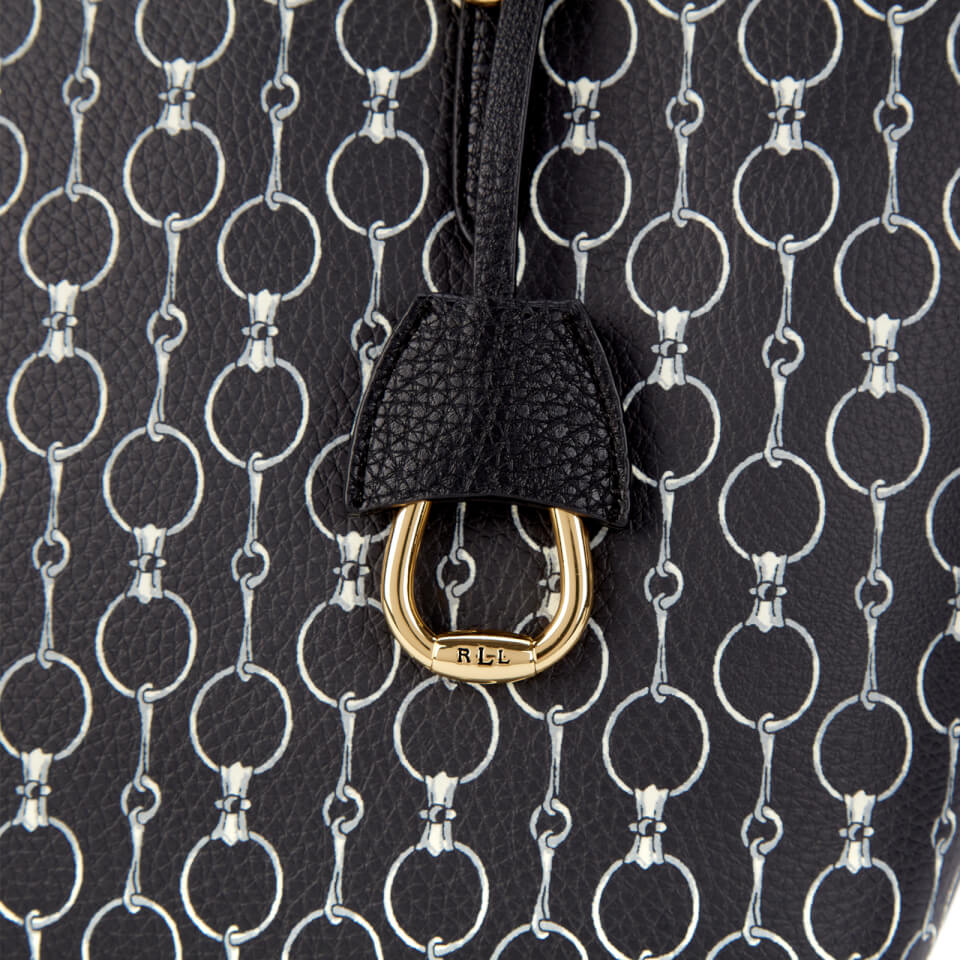 Lauren Ralph Lauren Women's Merrimack Tote Bag - Black Mini Chain Link